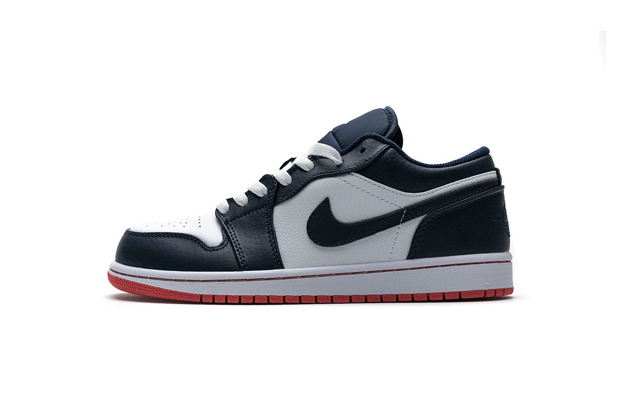 PKstockx Air Jordan 1 Low Obsidian Ember Glow 553558-481