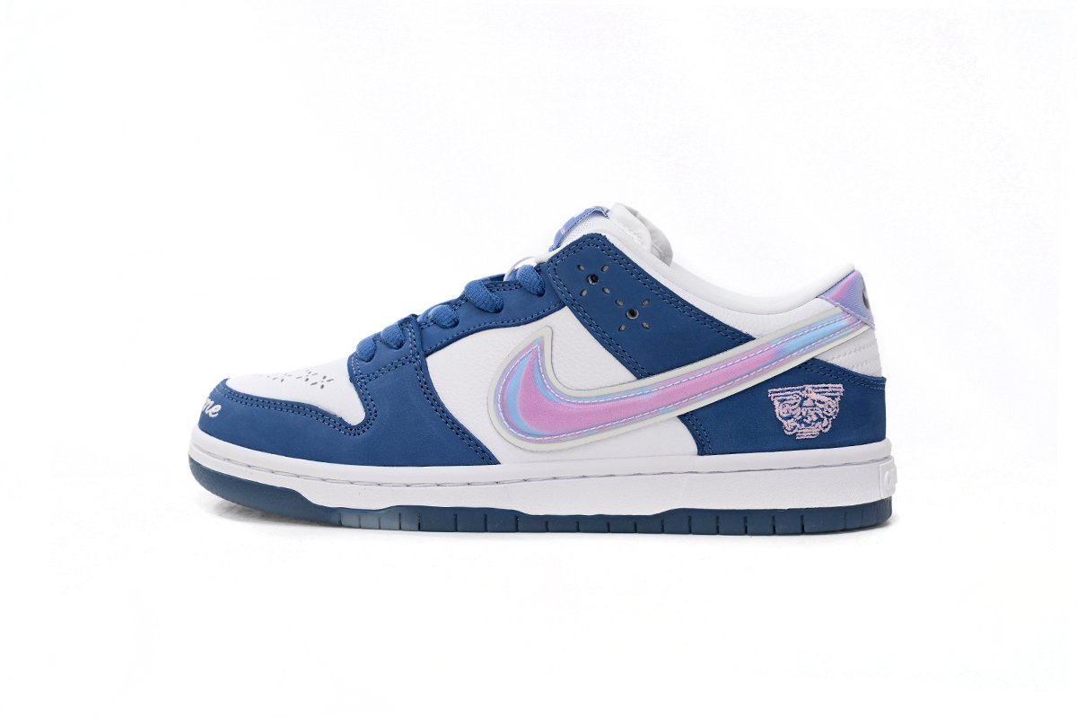 PK God Batch Born x Raised x Nike SB Dunk Low Blue White FN7819-400