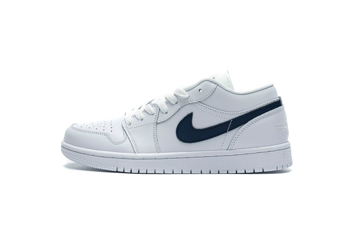 PKstockx Air Jordan 1 Low White Obsidian 553558-114
