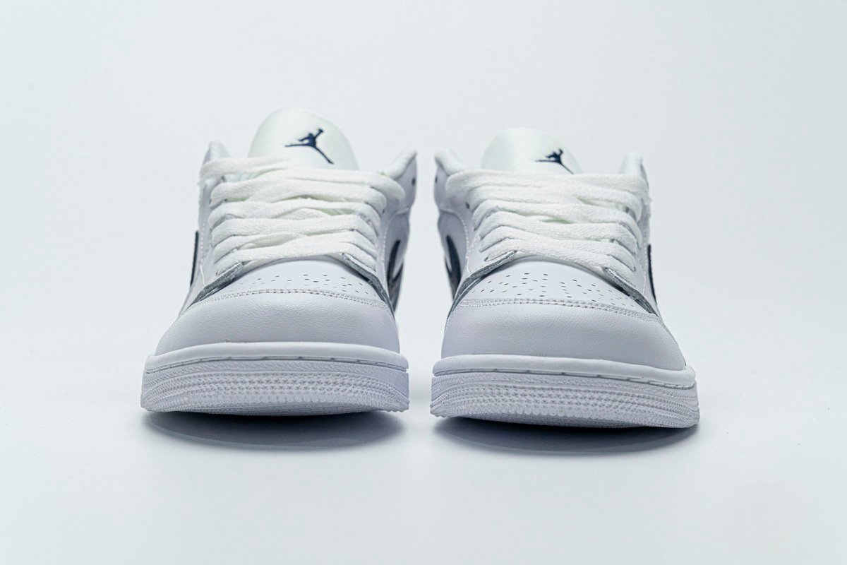 PKstockx Air Jordan 1 Low White Obsidian 553558-114 - Image 3