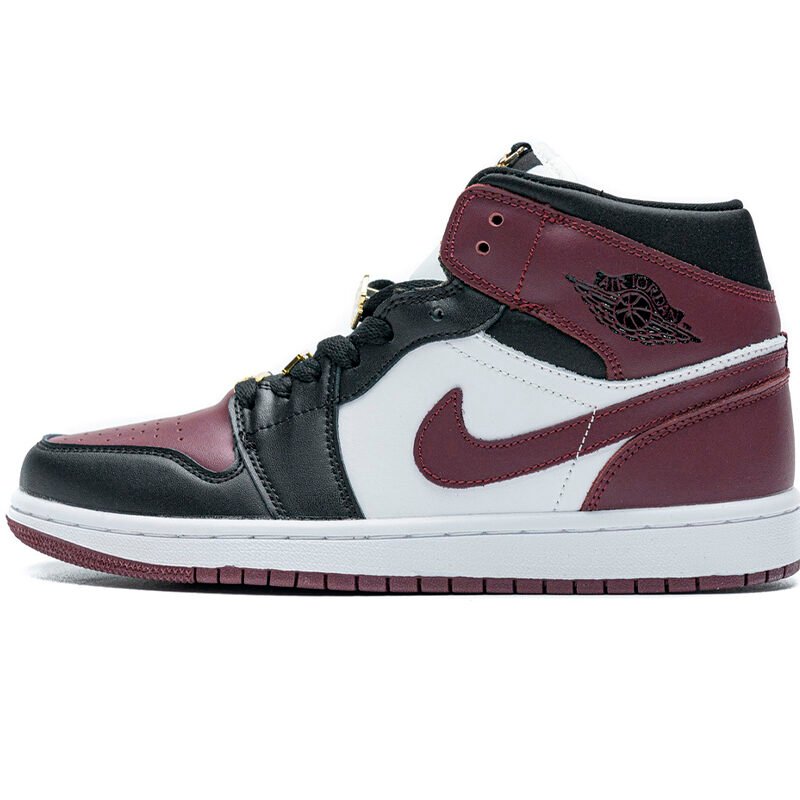 PKstockx Air Jordan 1 Mid SE Black Dark Beetroot (W) CZ4385-016
