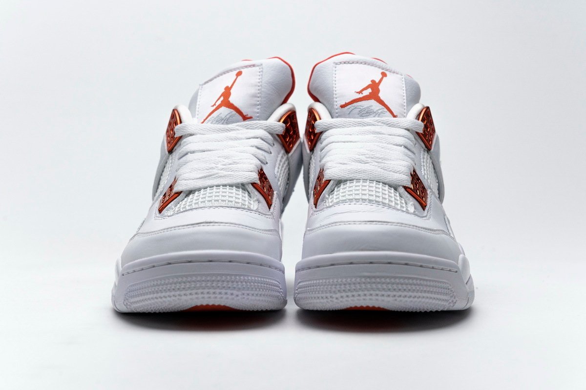 PK God Batch Air Jordan 4 Retro Metallic Orange CT8527-118 - Image 3