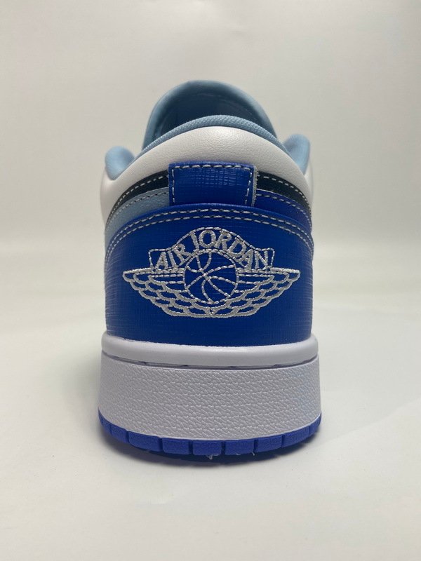 PKstockx Air Jordan 1 Low Black Blue White DH0206-400 - Image 4
