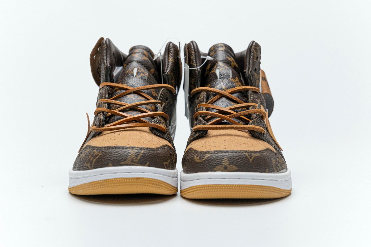 PK God Batch Louis Vuitton X Nike Air Jordan 1 (regular Jordan shoe box) - Image 3