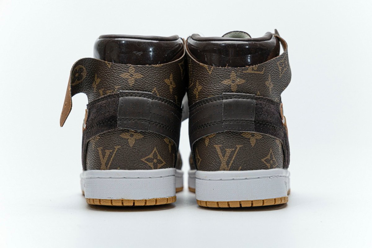 PK God Batch Louis Vuitton X Nike Air Jordan 1 (regular Jordan shoe box) - Image 4