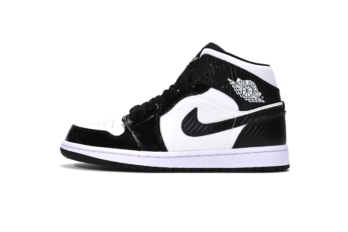PKstockx Batch Air Jordan 1 Mid SE ASW Black and White DD1649-001