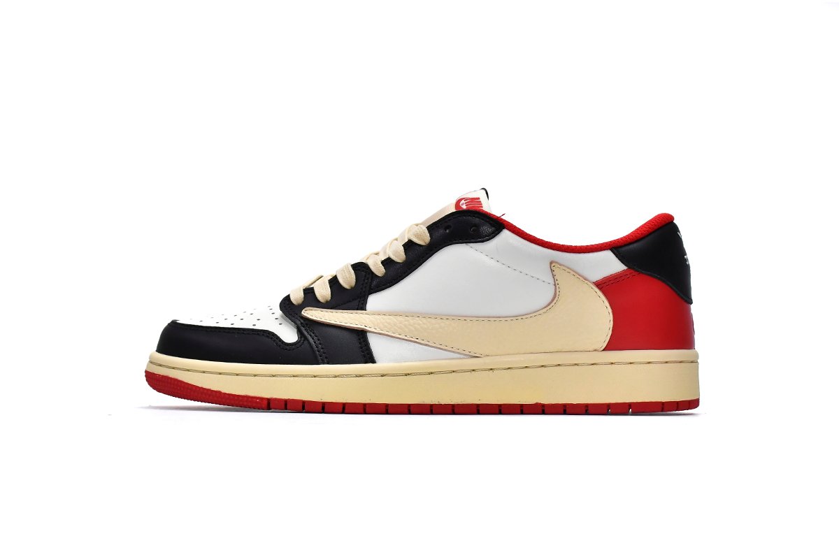 PK God Batch Travis Scott x Air Jordan 1 Low Black Red DM7866-166