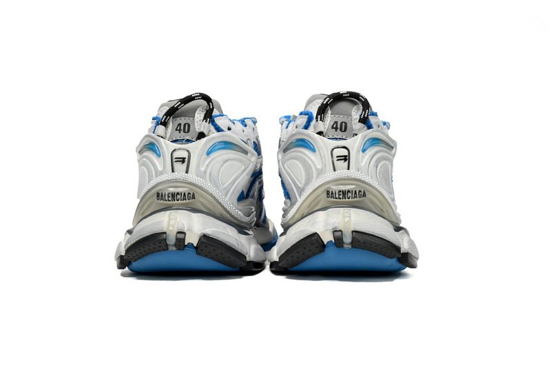 PK God Batch Balenciaga Runner White Blue - Image 3