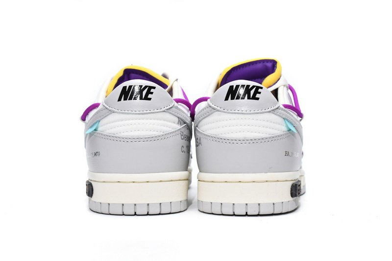 PK God Batch OFF WHITE x Nike Dunk SB Low The 50 NO.28 DM1602-111 - Image 3