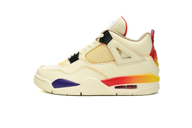PK God Batch J Balvin x Air Jordan 4 White Blue Red FN0344-901
