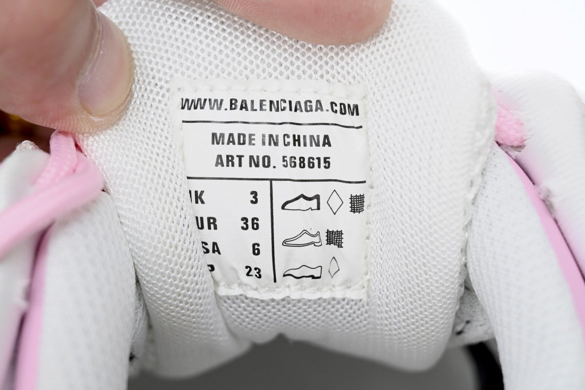 Balenciaga Track 2 Sneaker Pink White 568615 W3AE2 5291 - Image 9