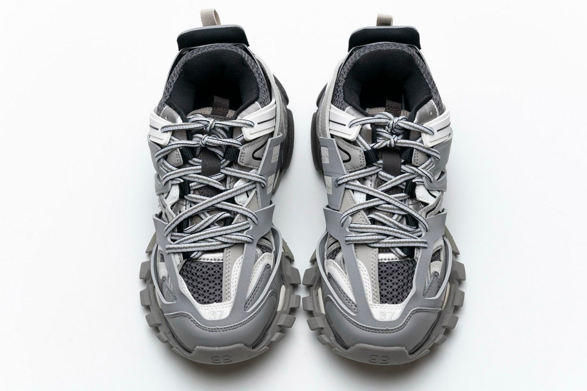 Balenciaga Track Grey White 555032 W1GB7 1214 (LED) - Image 3