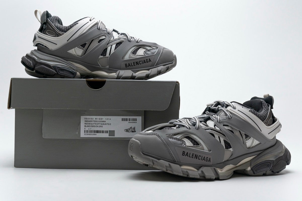 Balenciaga Track Grey White 555032 W1GB7 1214 (LED) - Image 13