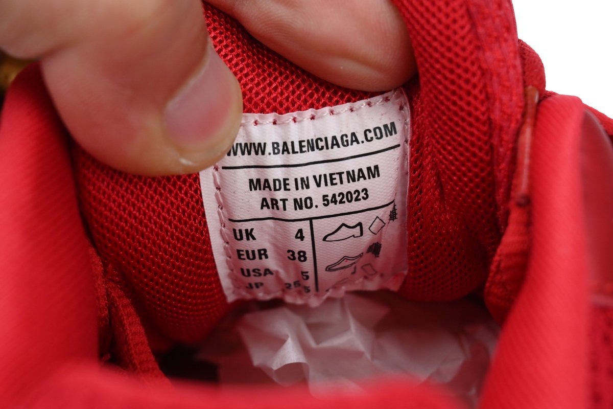 Balenciaga Track Sneaker Bright Red - Image 6