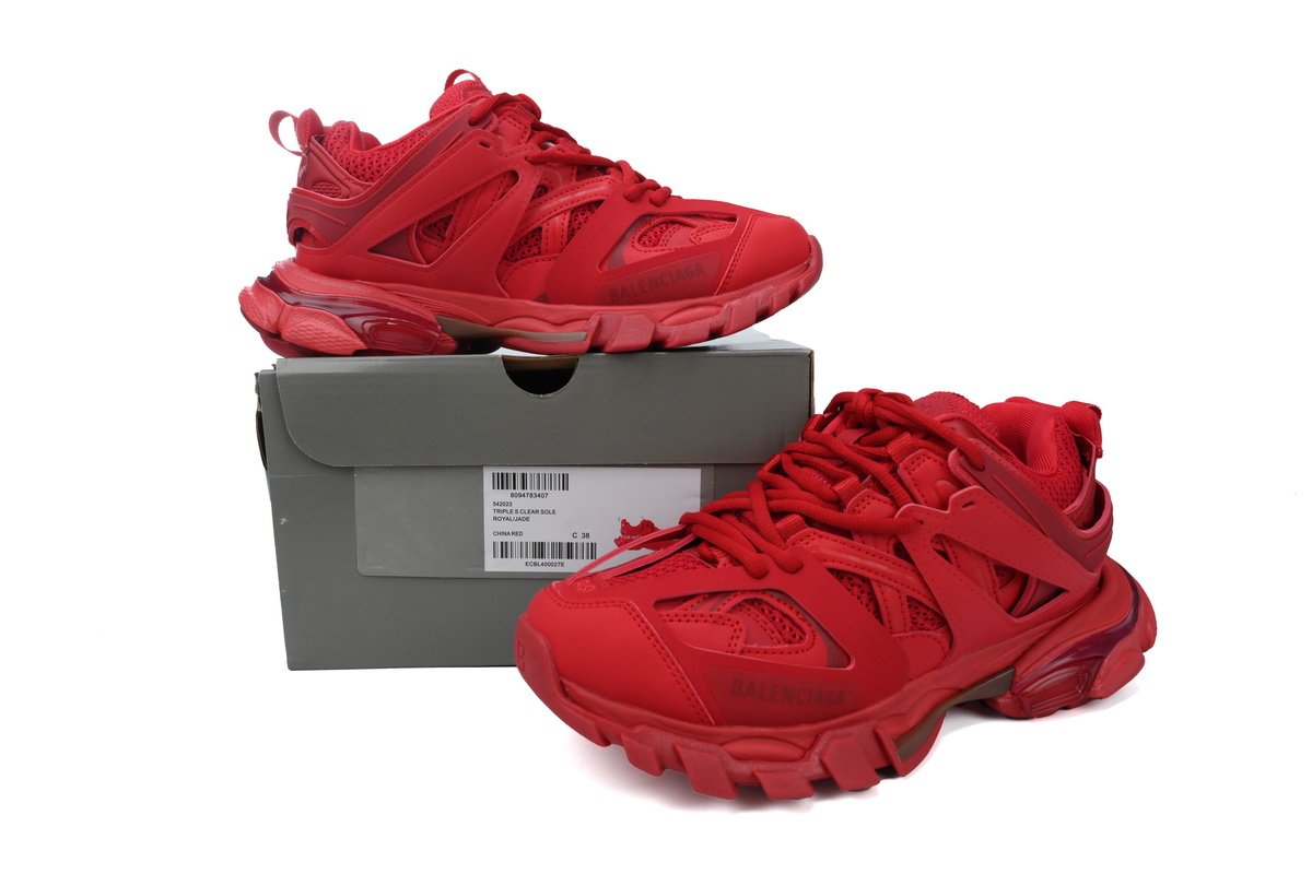 Balenciaga Track Sneaker Bright Red - Image 10