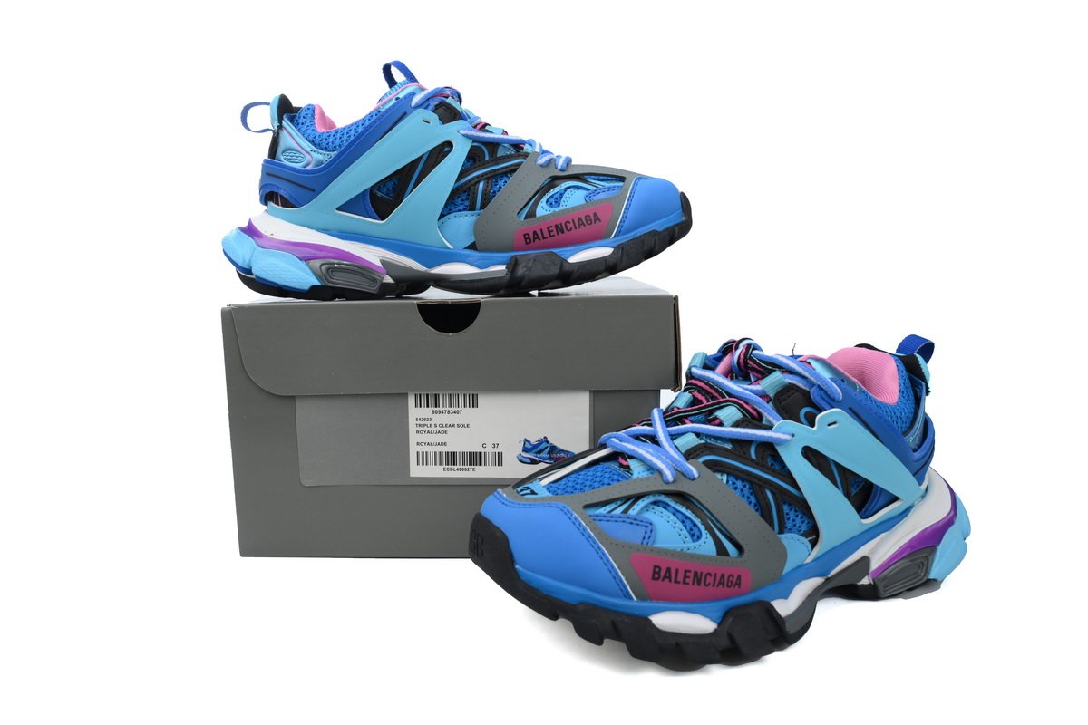 Balenciaga Track Sneaker Grey Blue - Image 10