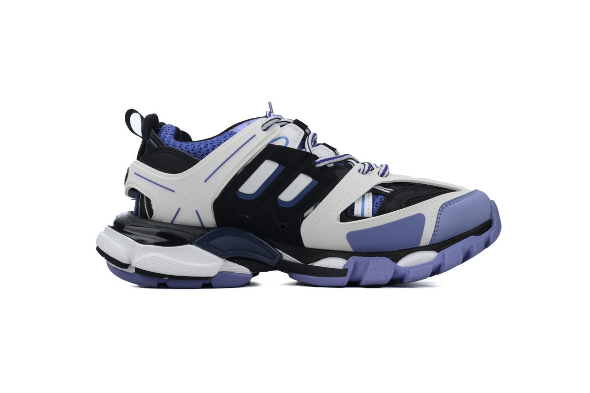 Balenciaga Track Sneaker White Black Purple - Image 2