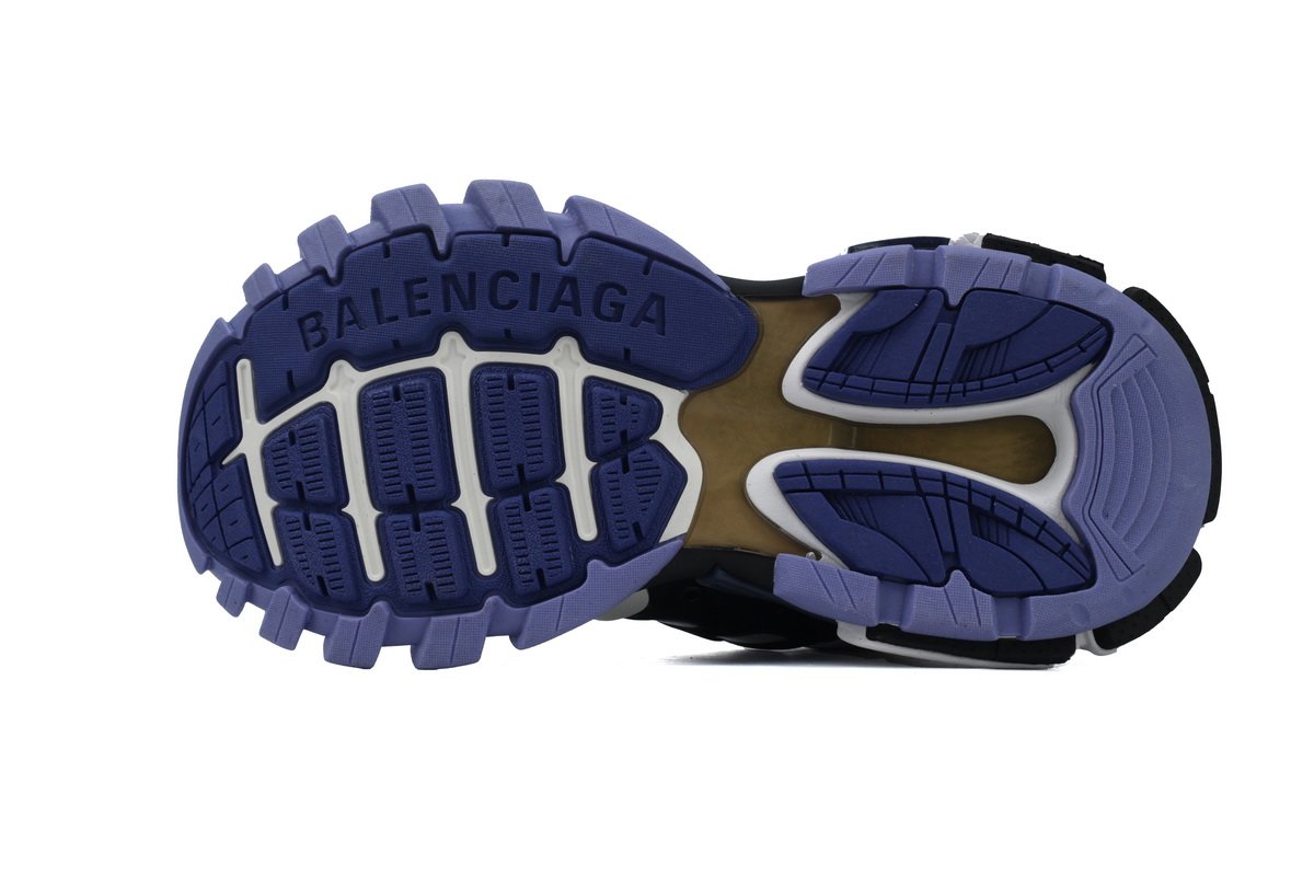 Balenciaga Track Sneaker White Black Purple - Image 4