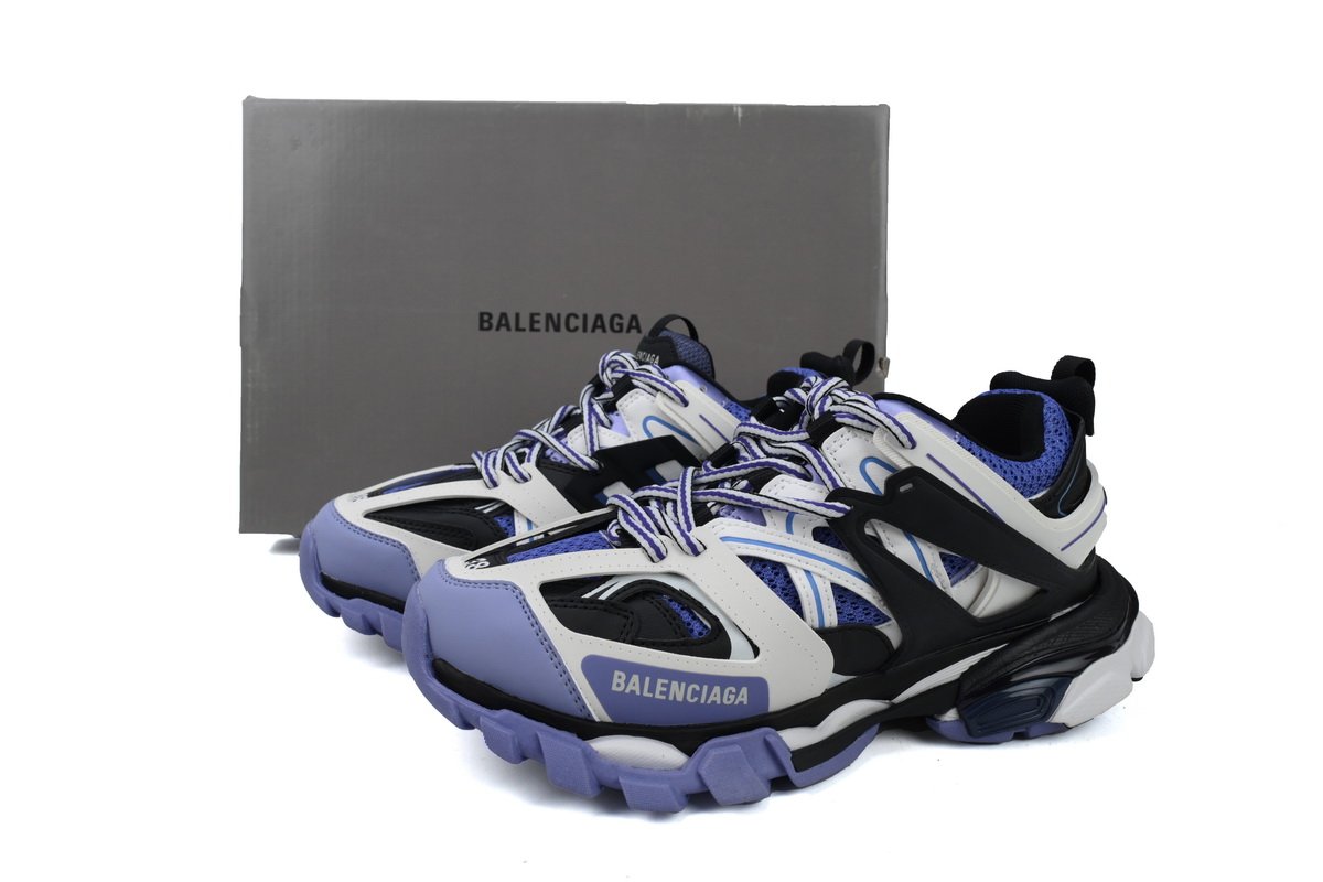 Balenciaga Track Sneaker White Black Purple - Image 11