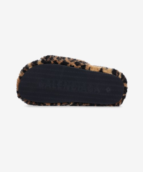 Balenciaga Furry Slides 'Leopard' - Image 6