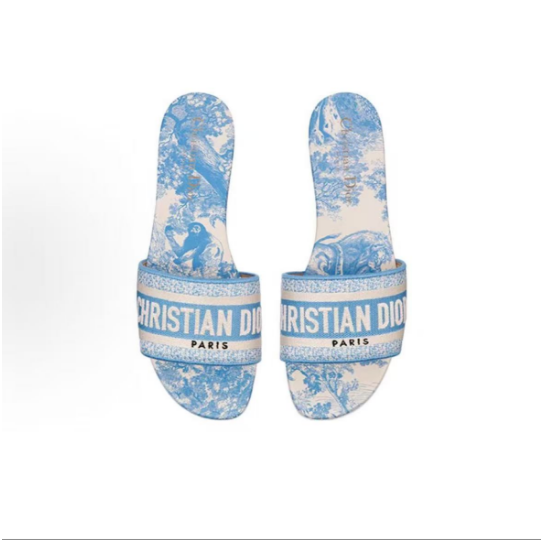 Dior Classic Dway Slide Light Blue - Image 3