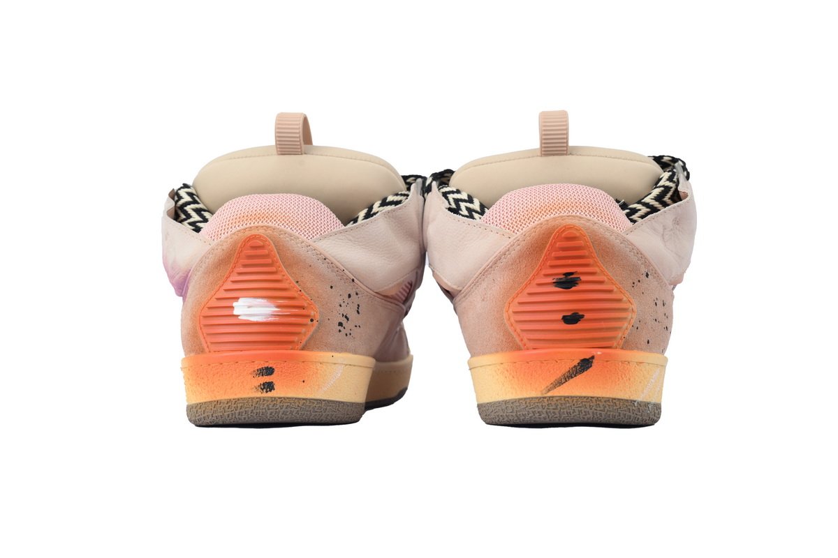 Gallery Dept. x Lanvin Curb Light Sneakers 'Paint Drip - Pale Pink' - Image 3