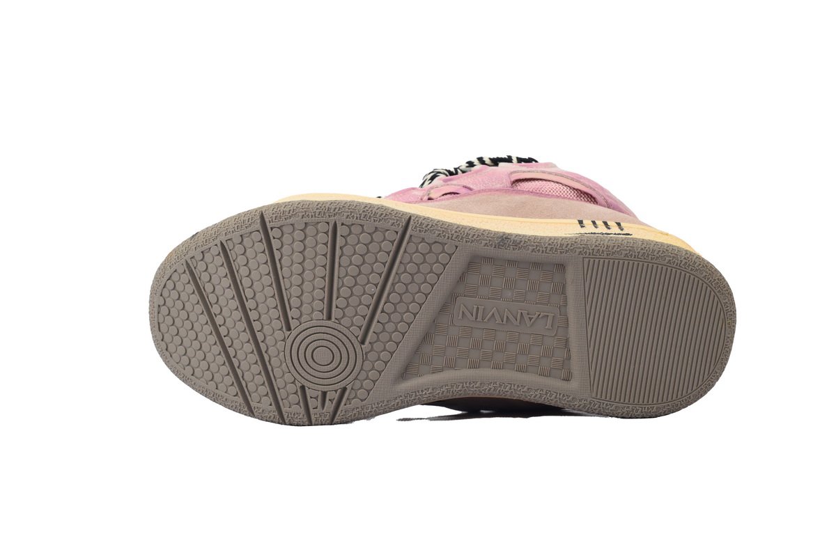 Gallery Dept. x Lanvin Curb Light Sneakers 'Paint Drip - Pale Pink' - Image 4