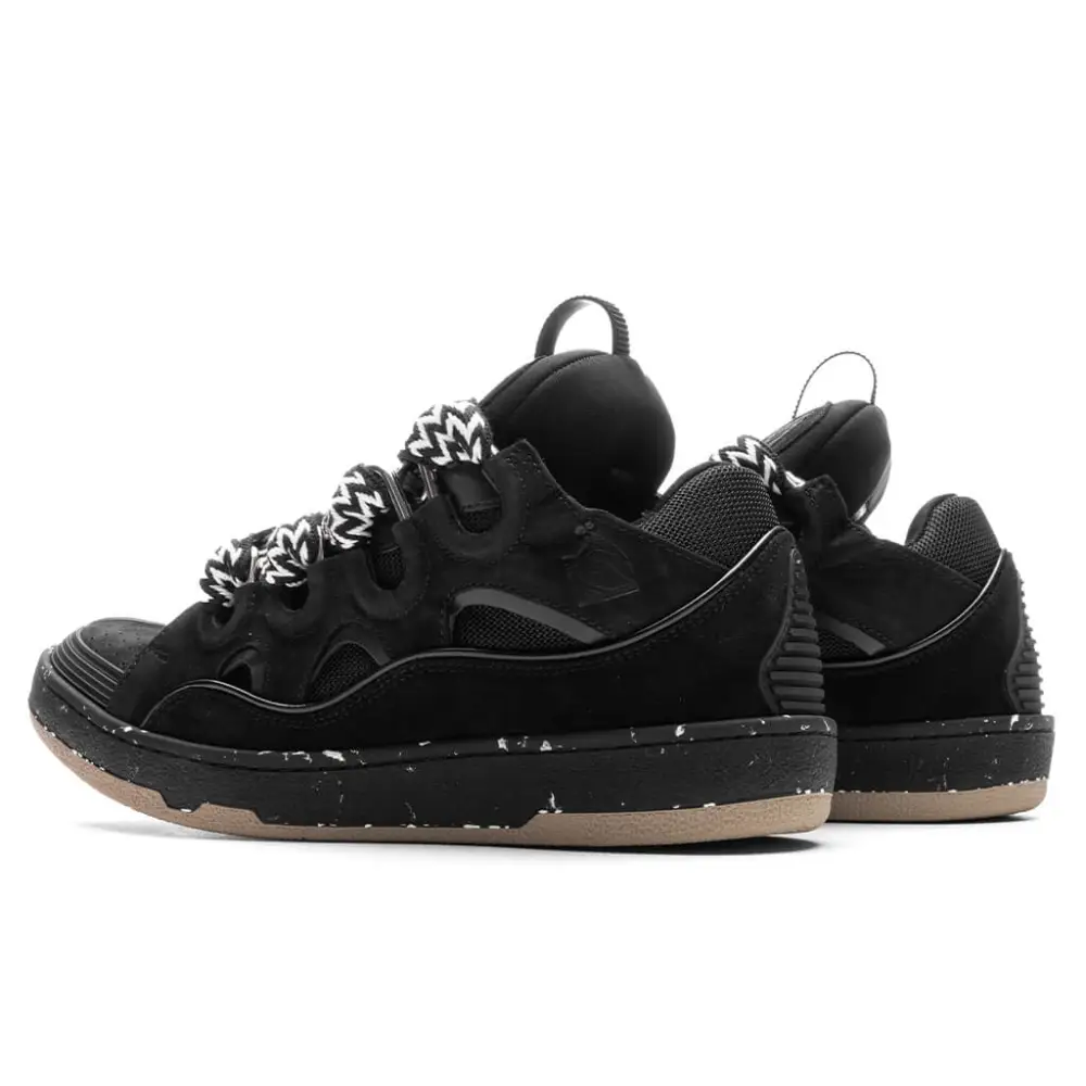 Lanvin Curb Sneaker Black Brown - Image 4