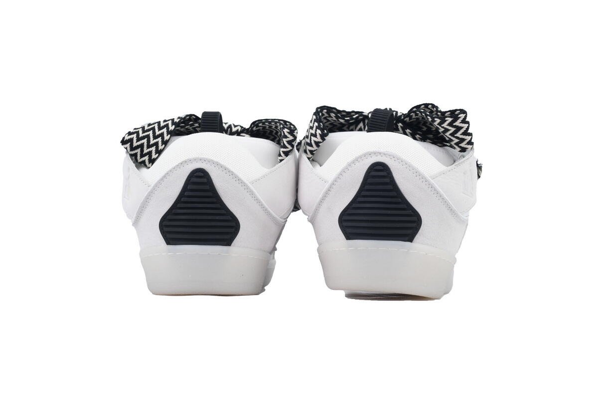 Lanvin Curb Sneakers White Black - Image 3