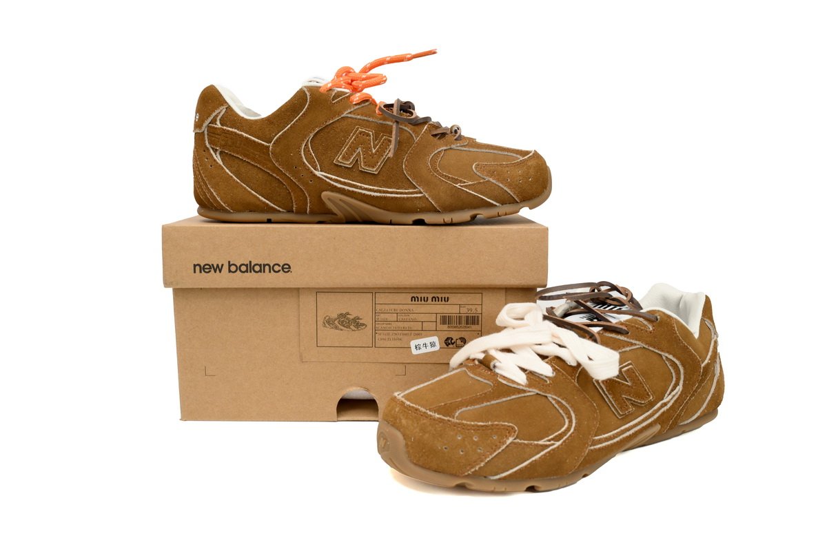 New Balance 530 SL Miu Miu Cinnamon (Women) 5E165E Z50 F0379 F D005 - Image 11