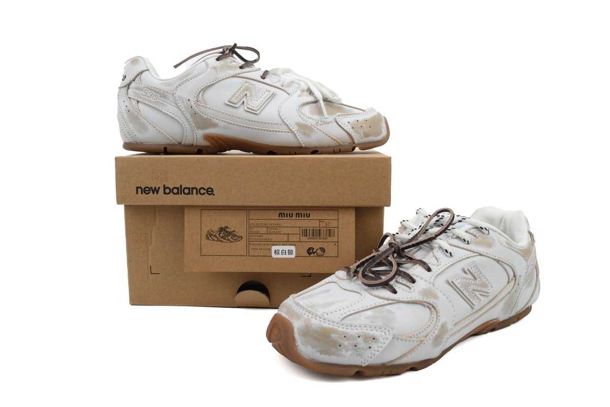 New Balance 530 SL Miu Miu White Gum 5E165E 3F33 F0009 F D005 - Image 11