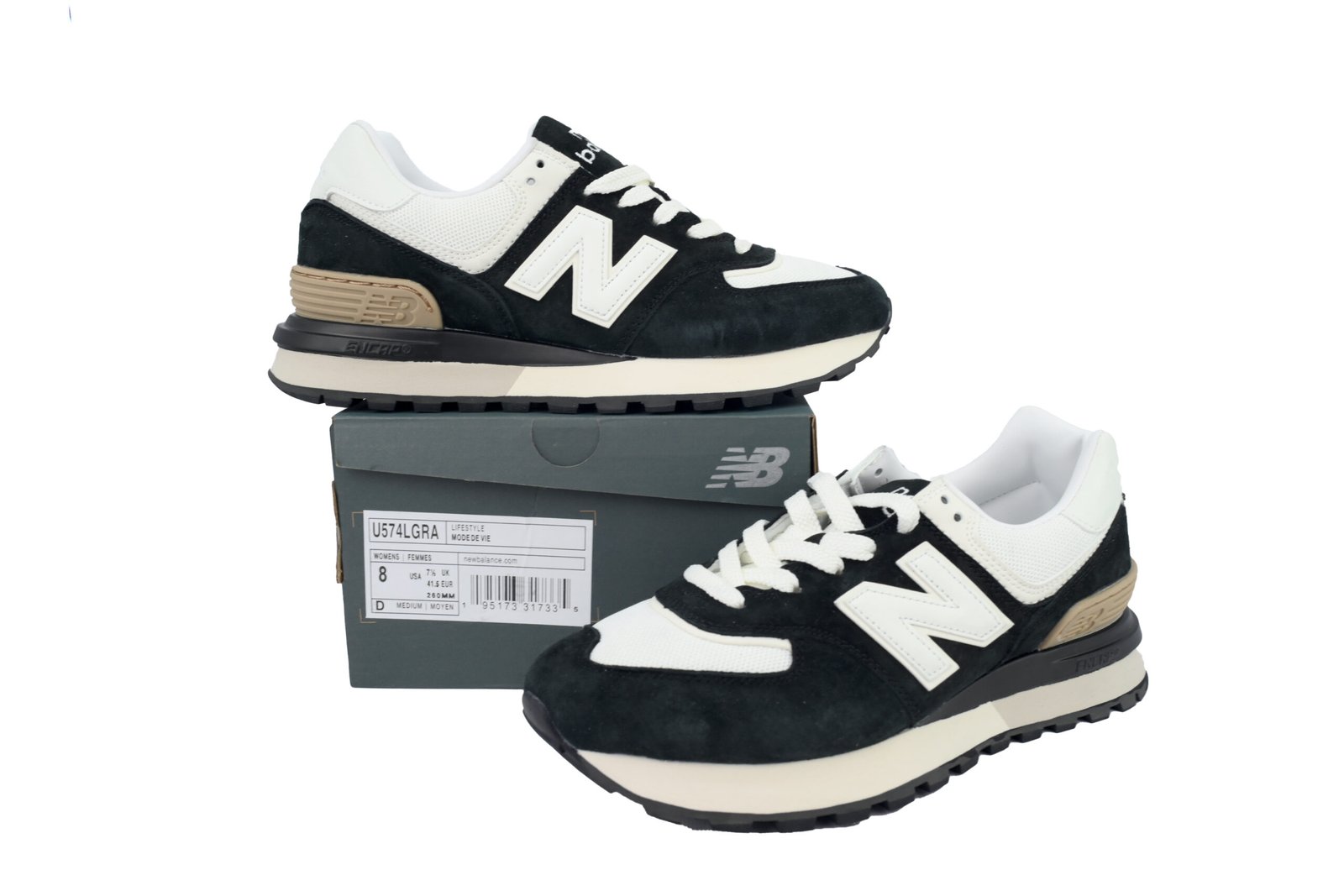 New Balance 574 Legacy 'Black Angora' U574L-GRA - Image 4