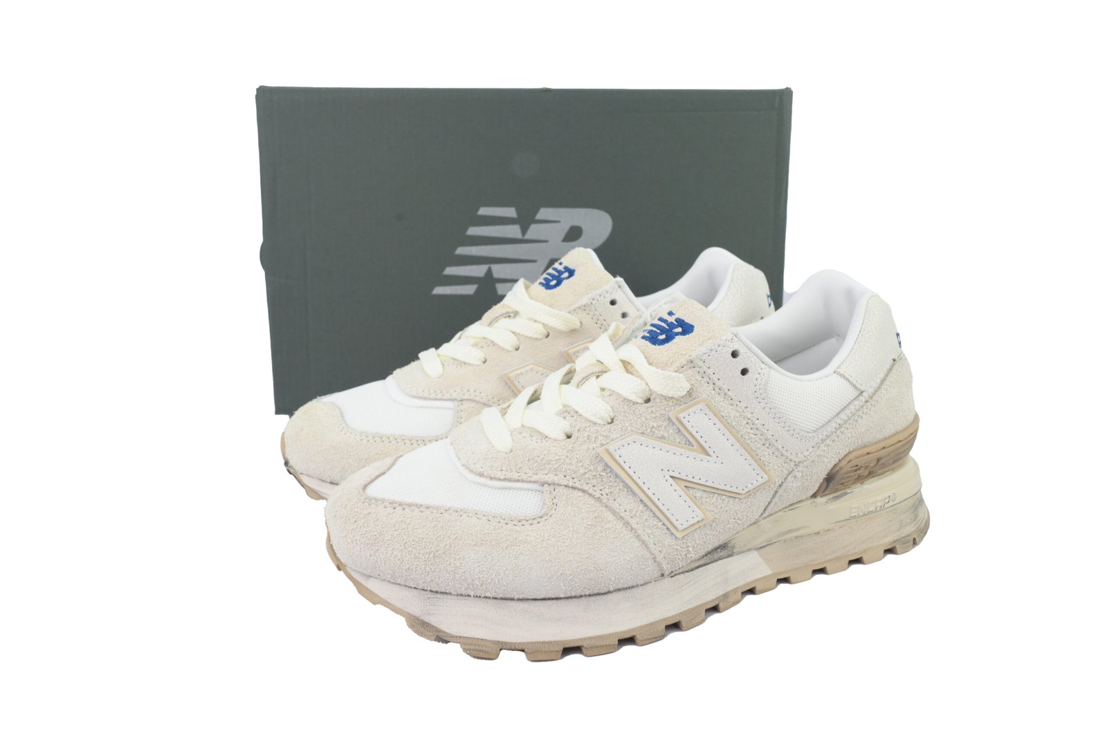 New Balance 574 Legacy 'Ash Cream Distressed' U574L-GRS - Image 3