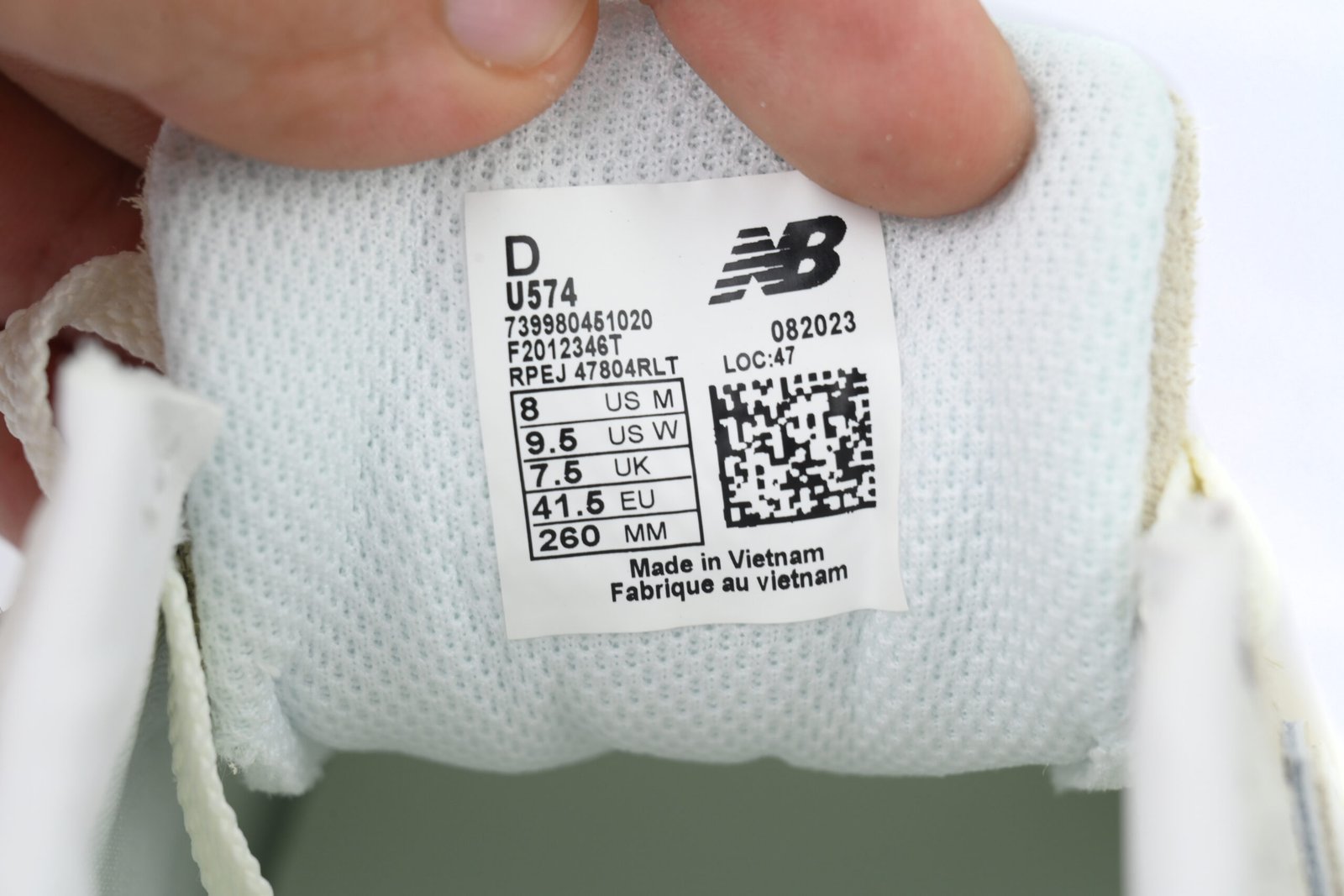 New Balance 574 Legacy 'Ash Cream Distressed' U574L-GRS - Image 12