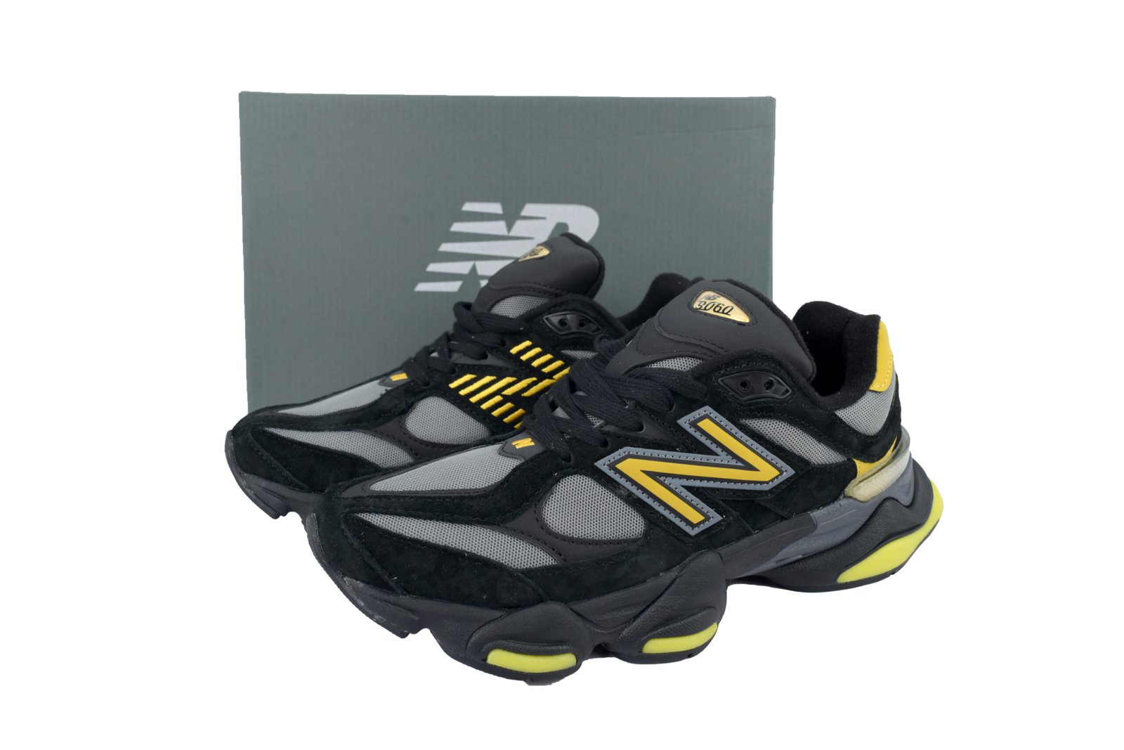 New Balance 9060 Black Yellow U9060TRZ - Image 3
