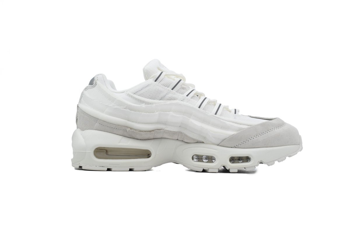 Nike Air Max 95 Comme des Garcons White CU8406-100 - Image 2