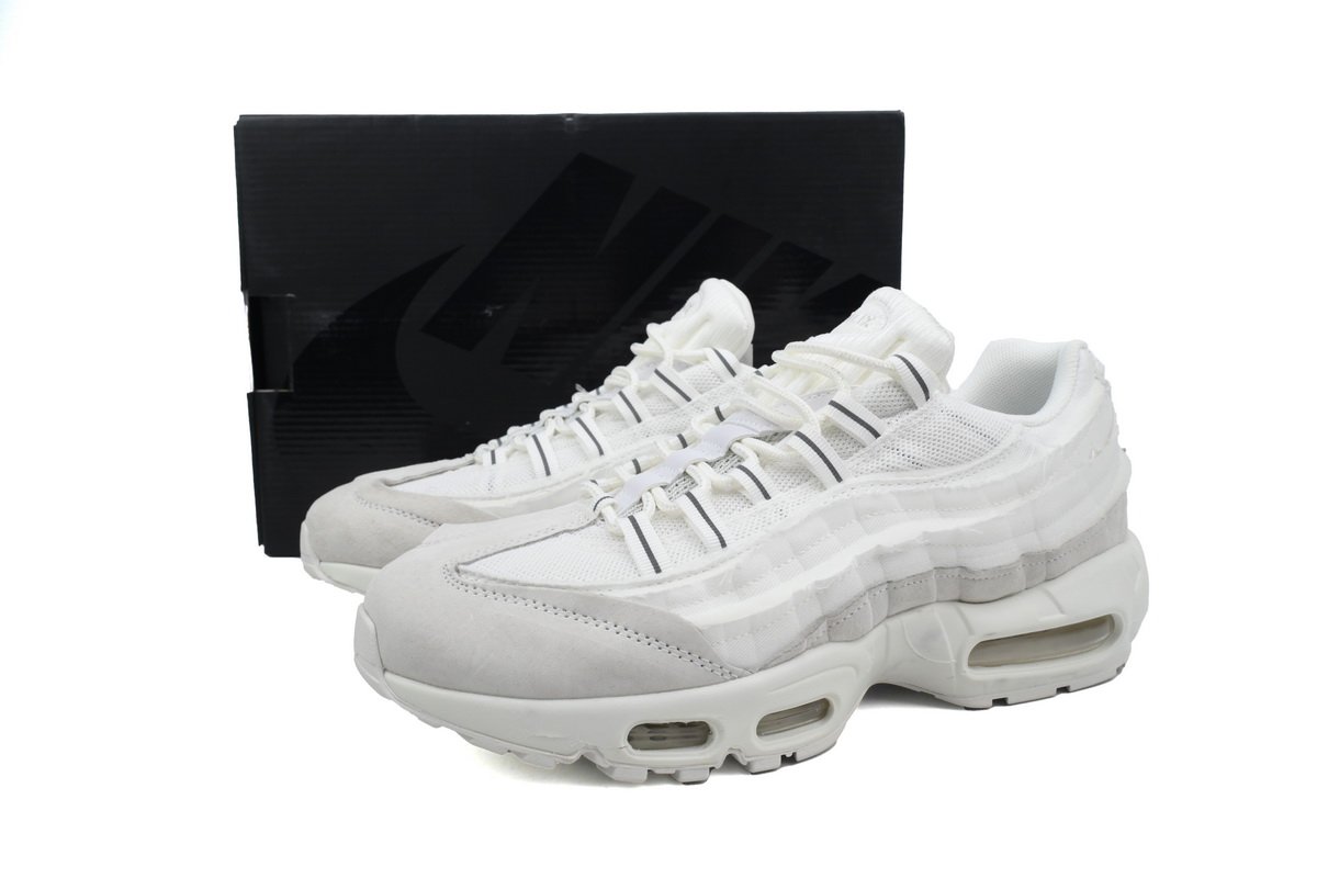 Nike Air Max 95 Comme des Garcons White CU8406-100 - Image 11
