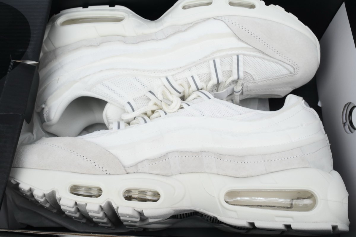 Nike Air Max 95 Comme des Garcons White CU8406-100 - Image 12