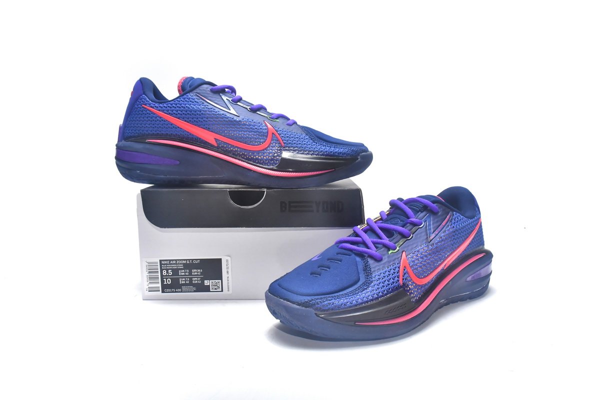 Nike Air Zoom G.T. Cut Blue Void Siren Red CZ0175-400 - Image 14