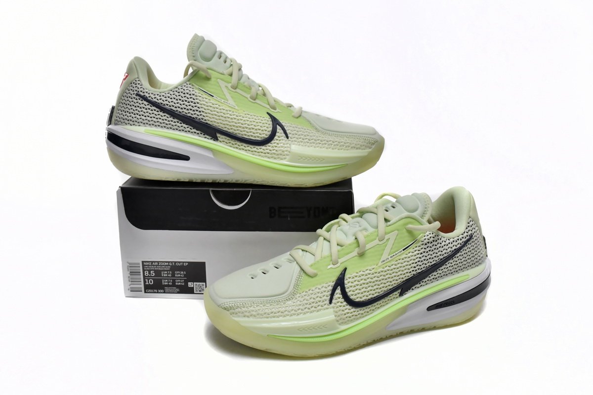 Nike Air Zoom G.T. Cut White Laser Lce Green CZ0176 -300 - Image 14