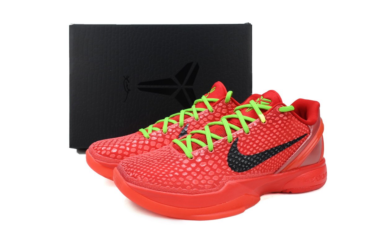 Nike Kobe 6 proto reverse grinch GV4921-600 - Image 12