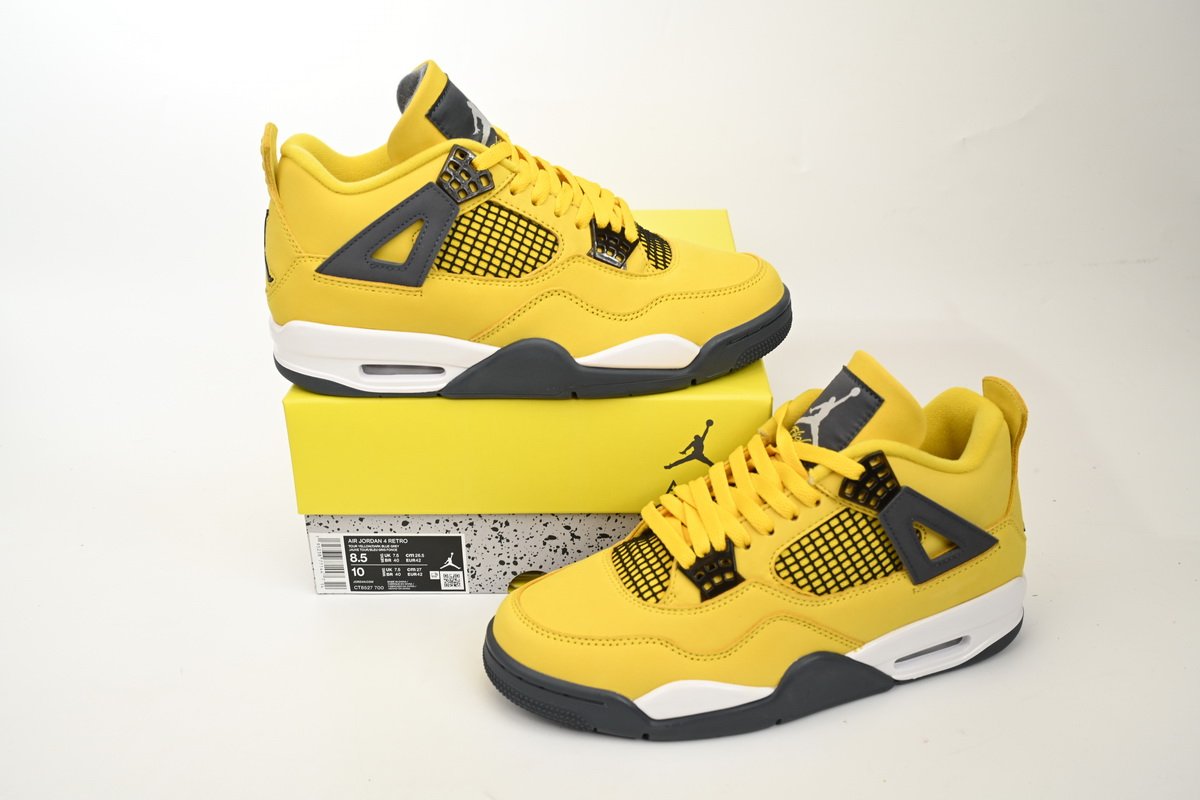 PK God Batch Air Jordan 4 Lightning CT8527-700 - Image 12