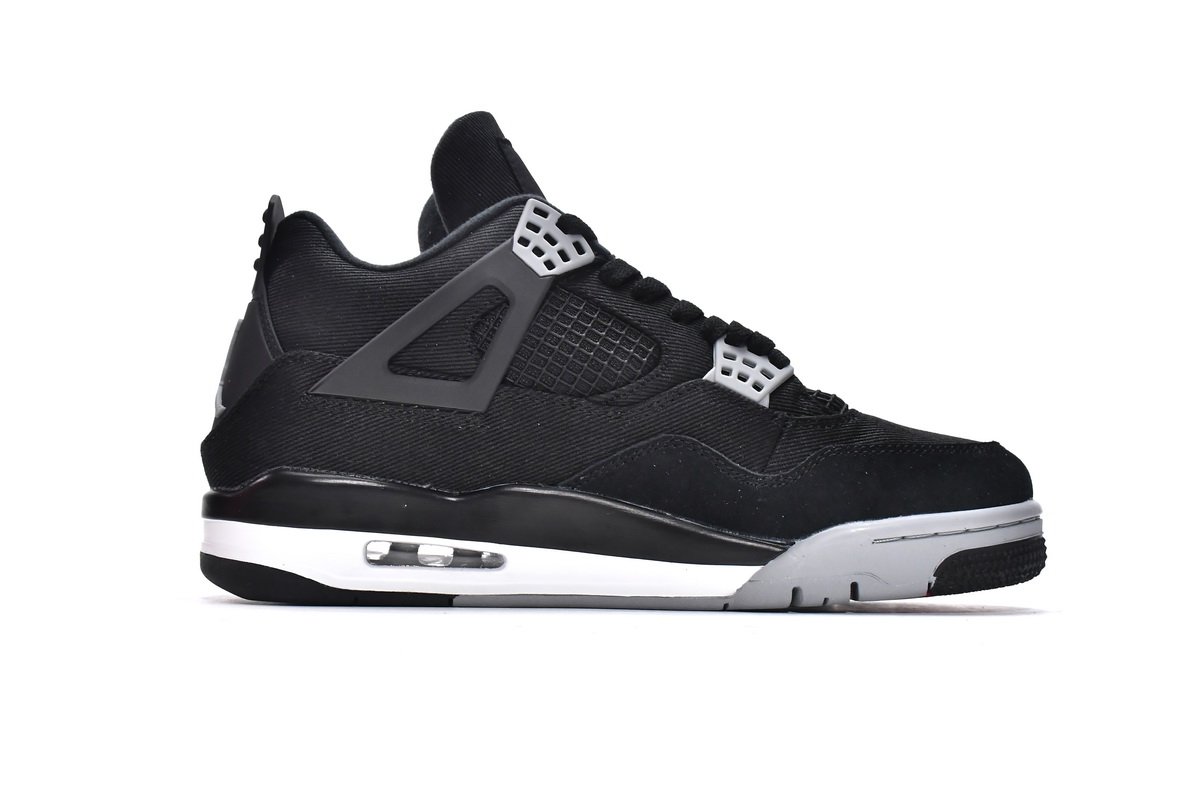 PK God Batch Air Jordan 4 Retro SE Black Canvas DH7138-006 - Image 2