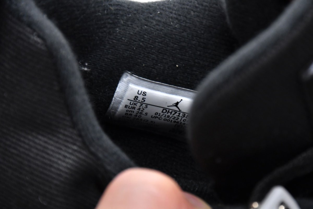 PK God Batch Air Jordan 4 Retro SE Black Canvas DH7138-006 - Image 10