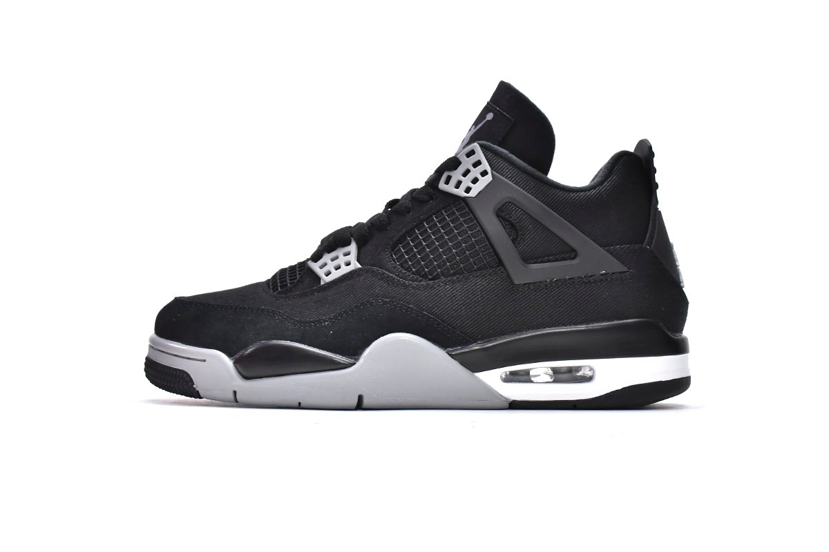 PK God Batch Air Jordan 4 Retro SE Black Canvas DH7138-006