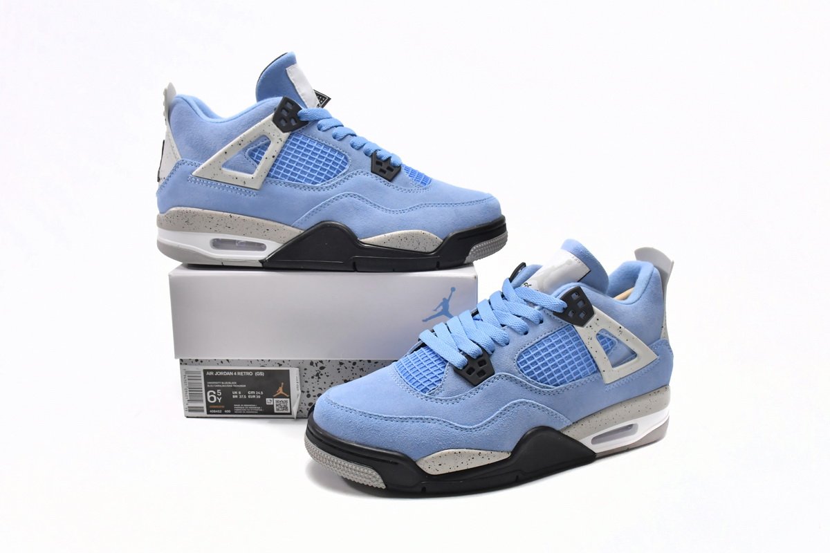 PK God Batch Air Jordan 4 Retro University Blue CT8527-400 - Image 13