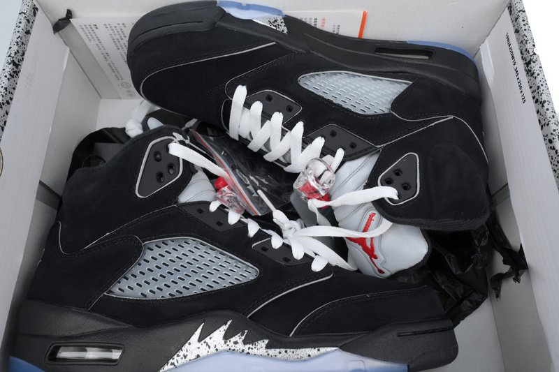 PK God Batch Air Jordan 5 Retro OG Black Metallic Reimagined HF3975-001 - Image 11