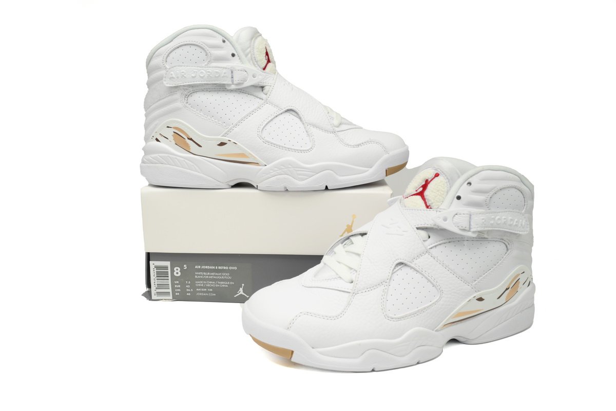 PK God Batch Air Jordan 8 Retro OVO White AA1239-135 - Image 12