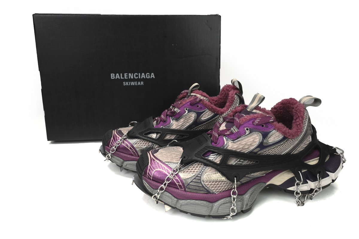 PK God Batch Balenciaga Purple Ice Velvet 734734 W3XL2 1269 - Image 4