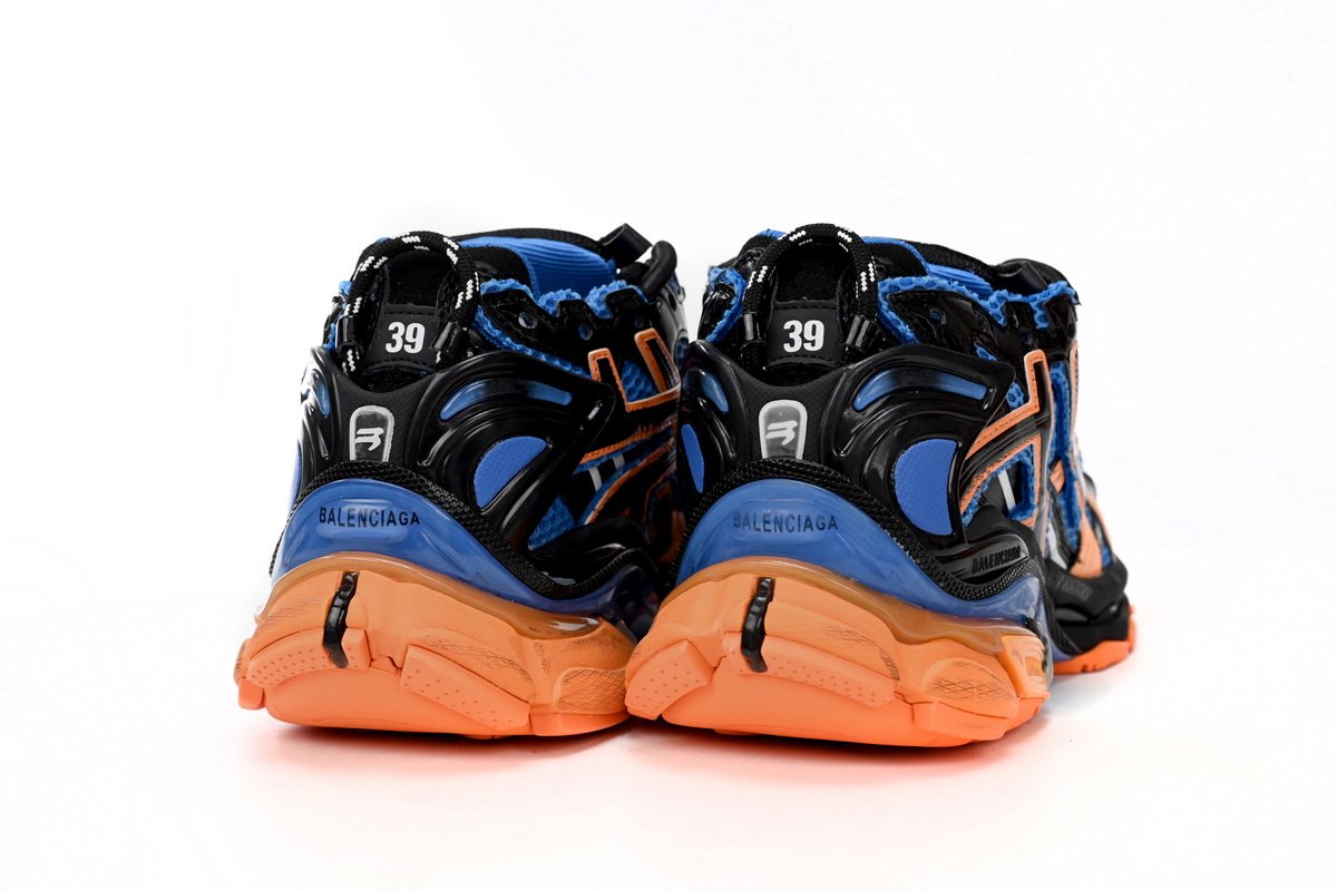 PK God Batch Balenciaga Runner Blue Yellow Black 677402 W3RB2 1120 - Image 3